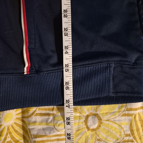 Adidas Dark Blue Track Jacket with Red Detailing - Picture 8 of 8